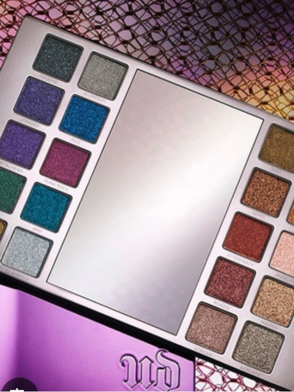 Urban Decay Violet & Teal Shimmer Eyeshadow Palette